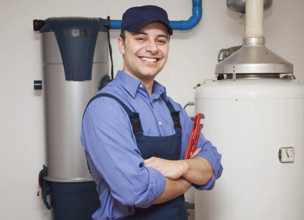 Home services professional at work